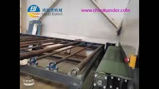 2400mm wide belt sander Metal surface roughing machine