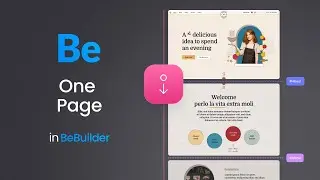 How to create One Page using #WordPress and BeBuilder?