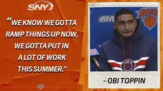 Knicks vs Cavaliers: Obi Toppin & Immanuel Quickley talk improving overall games after loss to Cavs