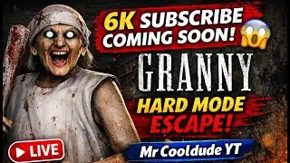 😱 GRANNY LIVE &ndash; ESCAPE THE HORROR HOUSE! | Scary Gameplay | Mr Cooldude YT