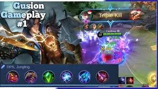 GUSION HYPER CARRY (SOLO RANKED) | BREAK THE LIMITATIONS  GAMEPLAY #1