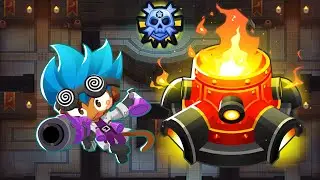 [Bloons TD 6] Dark Dungeons CHIMPS Black Border with Gwendolin (v48.2)