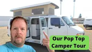 Винтажный спортивный автомобиль Pop-To Camper Van Tour