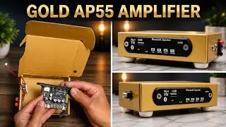 Gold ap55 bluetooth plate से बनाए मिनी Amplifier |how to make amplifier
