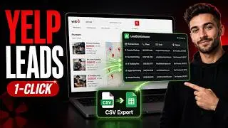 Scrape 100s of Yelp Leads in 1-Click! 🔥 Yelp Email & Phone Extractor Tutorial