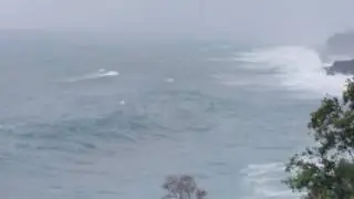 Tropical Storm Madeline Hits Kehena Beach, Hawai