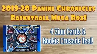 2019-20 Panini Chronicles Basketball Mega Box! FOUR ZION ROOKIES + ROOKIE CRUSADE TEAL PARALLEL!
