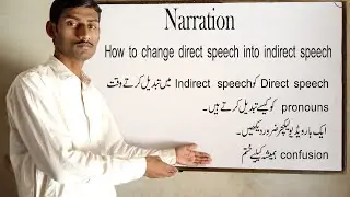 Lecture no. 1. How to change pronouns direct to indirect speech Urdu/Hindi