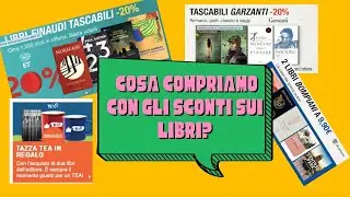 Cosa compriamo con gli sconti sui libri?