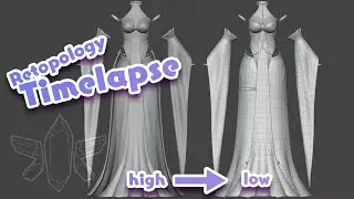 Retopologizing Aethera's Preistess Dress