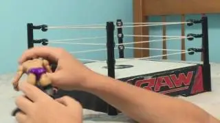 Playing with WWE figures