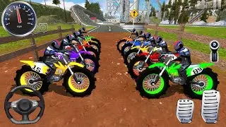 Juego de Motos - Motor Dirt Bike Racing Simulator #1 - OffRoad Bike Stunt Driving - Android Gameplay