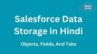 All About Data Storage In Salesforce | Objects | Fields | Tabs | Salesforce In Hindi