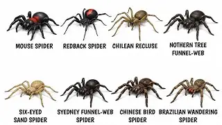 Most VENOMOUS SPIDERS on Earth Explained