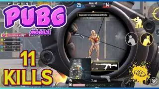 DOMINATING AKM PUBG MOBILE:12 KILLS IN 4 MINUTES!