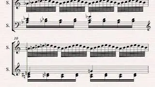 Isidor Philipp piano exercise number 5 [half speed]