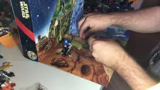 Lego Review on set 75146. The 2016 Star wars calendar opening all windows.