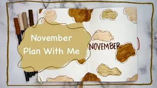 PLAN WITH ME | NOVEMBER 2021 BULLET JOURNAL SETUP - Coffee Aesthetic