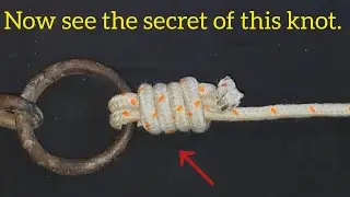 The secret of this knot has been discovered. 