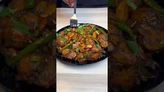 Mushroom Pepper Fry🔥| Easy & Spicy Side Dish #shorts #asmr #food #mushroomrecipe