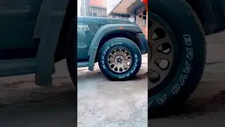 Best off road alloy wheels . Fuel off road wheels vector . Thar ROXX alloy . Thar modified. Delhi