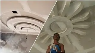 How to make pop ceiling design |with out colour | ceiling art