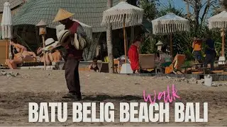 4k Walk around Batu Belig beach Bali | 3 pm Where is the people? Super hot 🥵 35+/ 22 June / Saturday