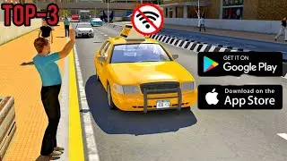 TOP 3 BEST TAXI SIMULATOR GAMES 2024 😍😍||NEW GAMES IN 2024 || BEST CAR DRIVING GAMES ll