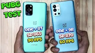 oneplus 9R vs oneplus 8T pubg test | 90 fps vs 60 fps | graphics test |speed test | YouTube Zion 🔥