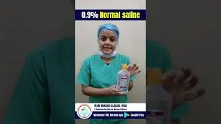 #Normal saline (Isotonic Fluids) #norcet #aiims #tncnursing #viralvideo #imagebasedquestion