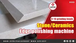 Discover the Latest 4+16 Edge Polishing Machine with Pneumatic Angle Adjustment!
