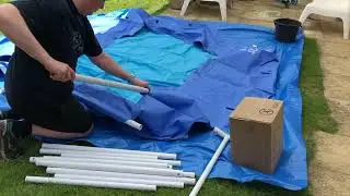 Setting up a Summer Waves 10ft pool