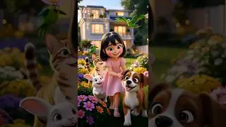 Nazifa Goes to School 📚 Nyra Finds a New Puppy 🐶 | Kids Story