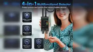 Review: JMDHKK M8000 Hidden Camera Detector, Camera Finder,Bug Detector, Magnetic Tracker Dete...