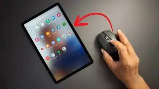 How to connect a wireless mouse to a tablet (Optical Mouse & Bluetooth Mouse) #mouse