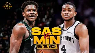 Minnesota Timberwolves vs San Antonio Spurs Full Game Highlights | Nov 30, 2025 | FreeDawkins