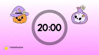 Halloween Spooky Lofi &ndash; 20 Minutes Countdown Timer With Music | Fun Classroom Timer