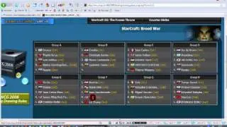 WCG 2008 Starcraft Group Drawings
