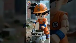 Unexpected Ending: Poor Goku&rsquo;s Son Gave His Last Precious Water to Stray Cats #shorts #goku #vegeta