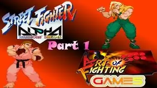 ** Art of Fighting Games ** Street Fighter Alpha Part 1 JJChallenger HD