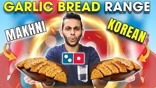 Dominos New Garlic Bread Range, Any Good | Korean Garlic Bread, Makhni Garlic Bread & More
