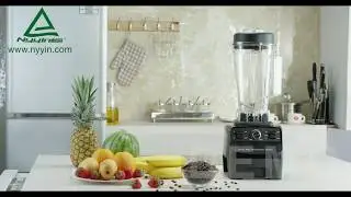 Juicer Blender With 2.0L Tritan Jar, Safety Switch, Dial Speed Knob, Pulse Toggle.