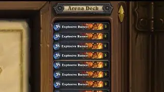 Hearthstone - When You Make a Deck With 5 Explosive Runes