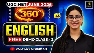 UGC NET JUNE 2026 | English Literature Class | JRF 360 | #2 | Utkarsh UGC NET JRF | Prerna Ma'am
