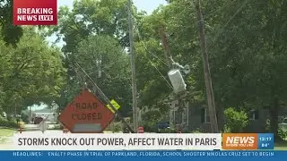 Paris area affected by storms