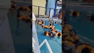 Survival at sea Basic safety training  Seaman jaya training center cirebon