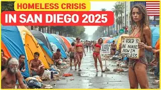 Homeless Crisis San Diego: 45% Dying from Drugs & 99% Fentanyl! Travel Documentary