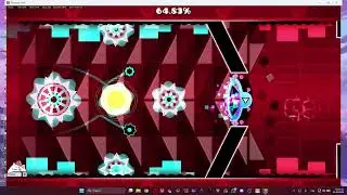 Supersonic 100% (Insane demon) 1545 attempts. #geometrydash