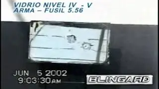 Blindaje nivel 5 pruebas con fusiles 5.56 y 7.62