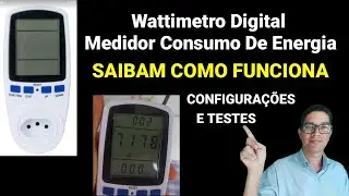 WATTIMETRO DIGITAL MEDIDOR DE CONSUMO SAIBAM COMO FUNCIONA
